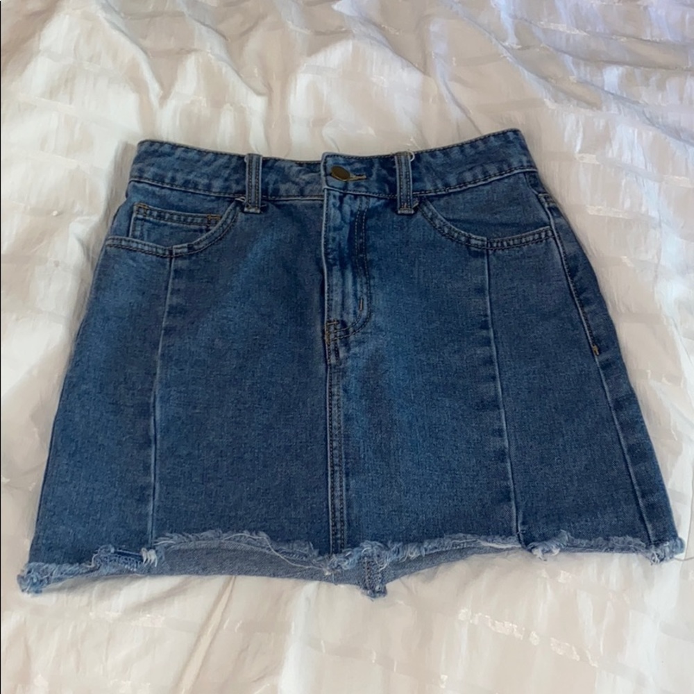 Mini Denim Skirt
